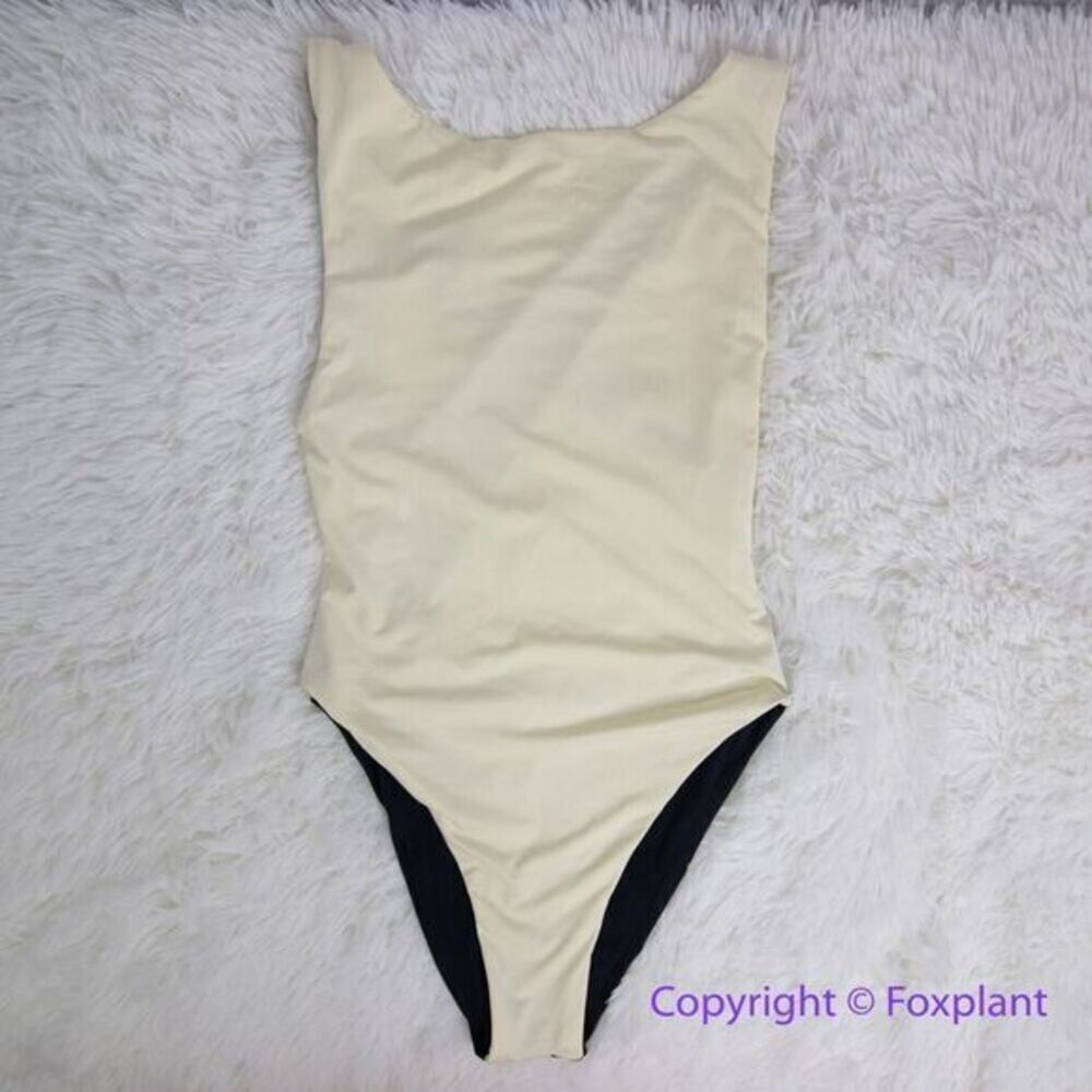 NEW La Gotta zariah color blocked asymmetric one piece swimsuit, size M